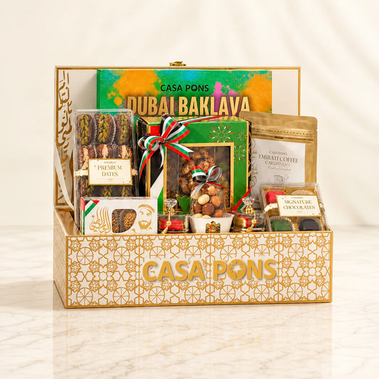 UAE National Day Gift Basket – White Large Edition