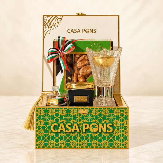 UAE National Day Oud Gift Basket – Green Small Edition
