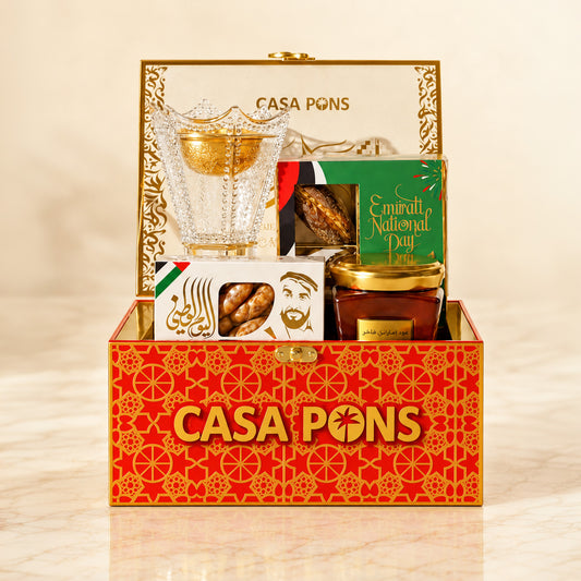 UAE National Day Oud Gift Basket – Red Mini Edition
