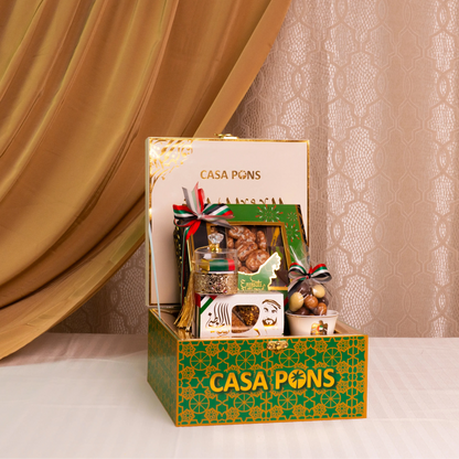 UAE National Day Gift Basket – Green Small Edition