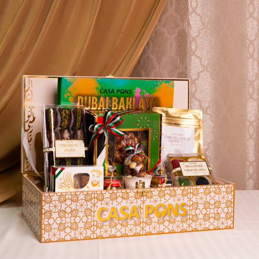 UAE National Day Gift Basket – White Large Edition