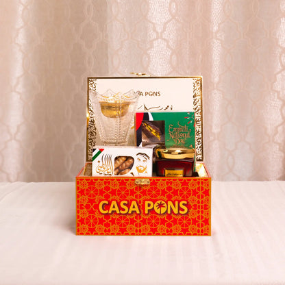 UAE National Day Oud Gift Basket – Red Mini Edition