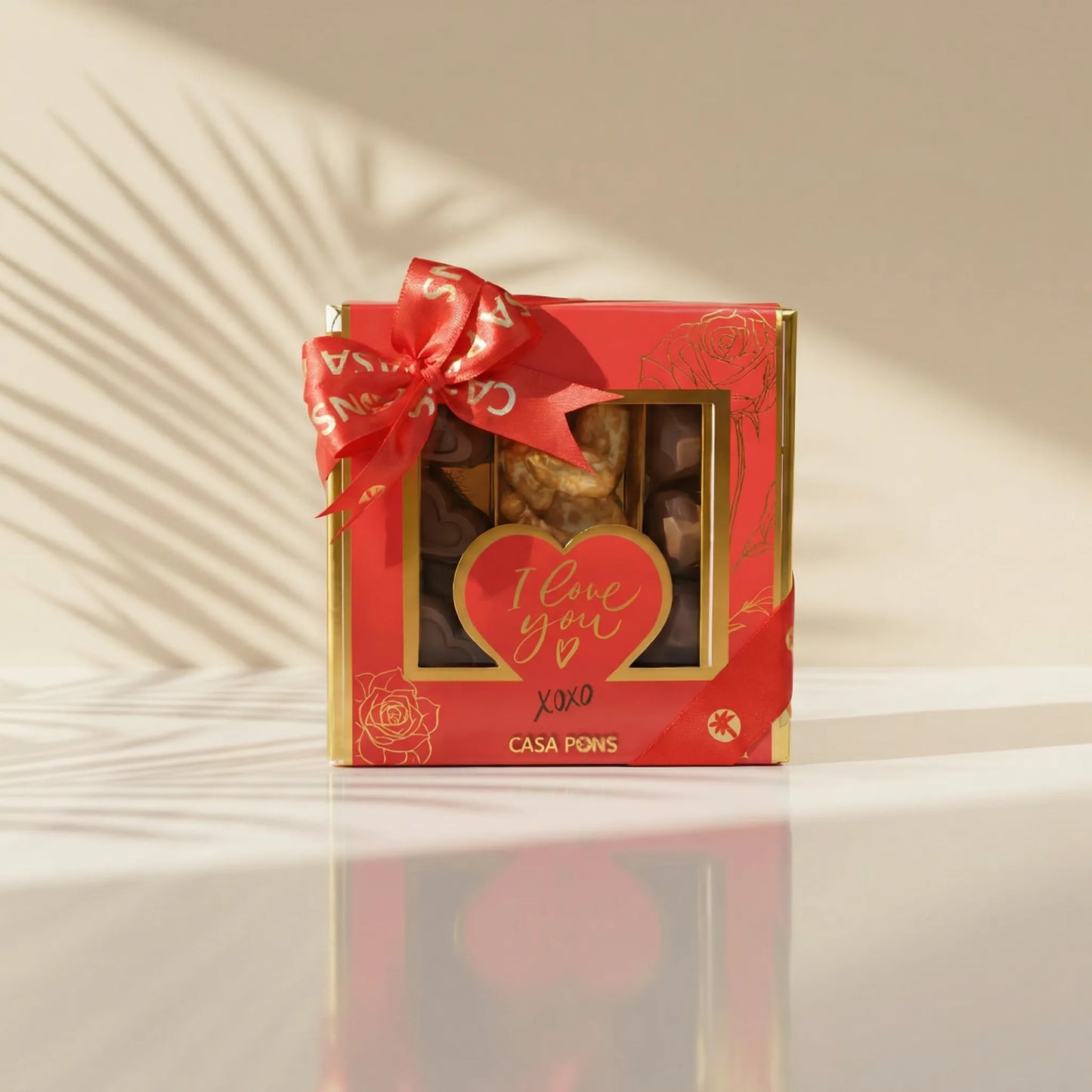 علبة هدايا جوز البقان والكراميل - إصدار أحبك (320 جرام)