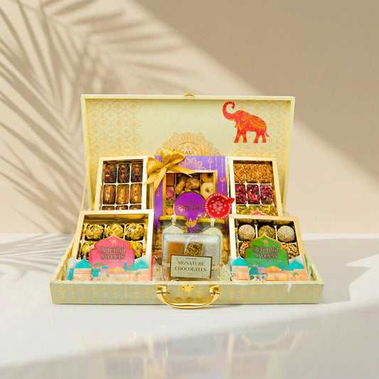 سلة كبيرة من الفيل الأحمر الملكي