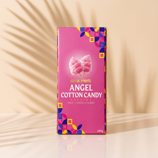Angel Cotton Candy - Popping Milk Chocolate Bar