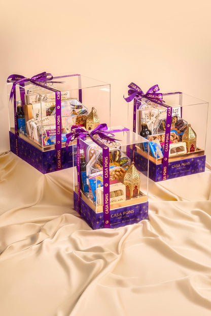 سلة رمضانية حالمة - بنفسجي متوسط