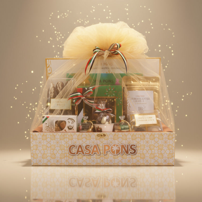 UAE National Day Gift Basket – White Large Edition