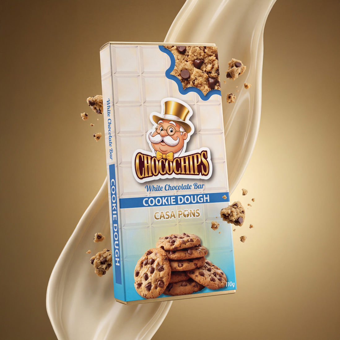 Choco Chips Milk White Cookie Dough 🍪