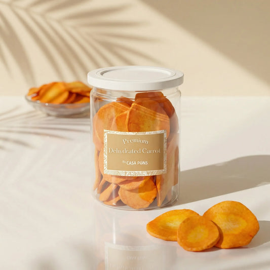 جزر مجفف - وجبة خفيفة حلوة ومقرمشة