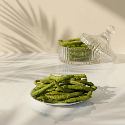 الفاصوليا الخضراء المجففة - وجبة خفيفة مقرمشة ومغذية