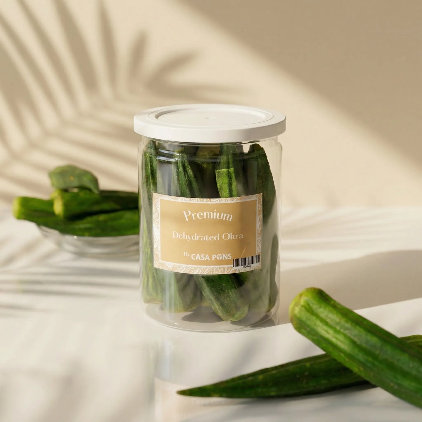 البامية المجففة - وجبة خفيفة مقرمشة ومغذية