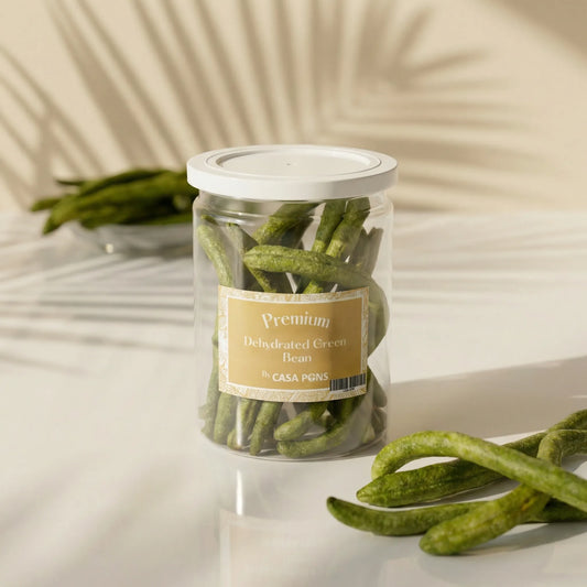 فاصوليا خضراء مجففة - وجبة خفيفة مقرمشة وصحية