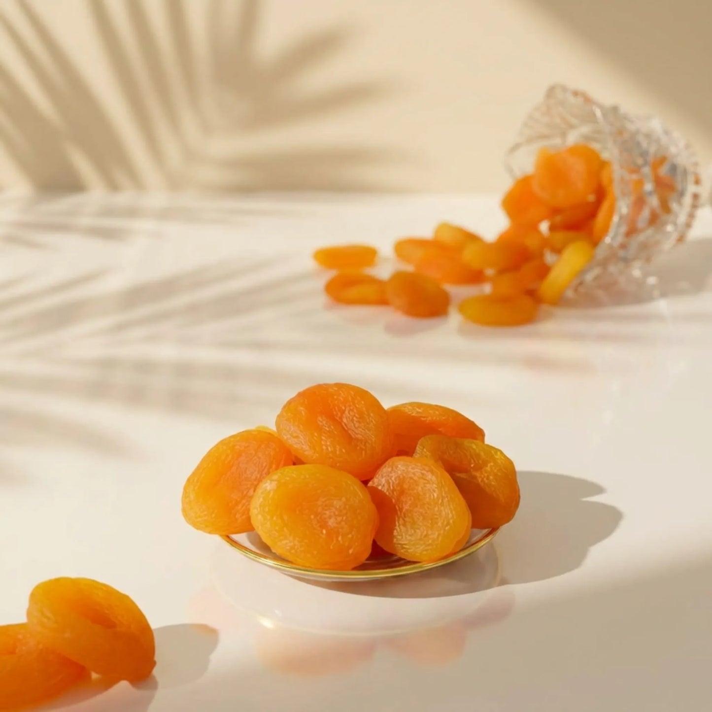 المشمش المجفف خالي من السكر