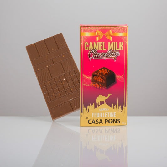 Camel Milk  Chocolate Bar -  Feuilletine