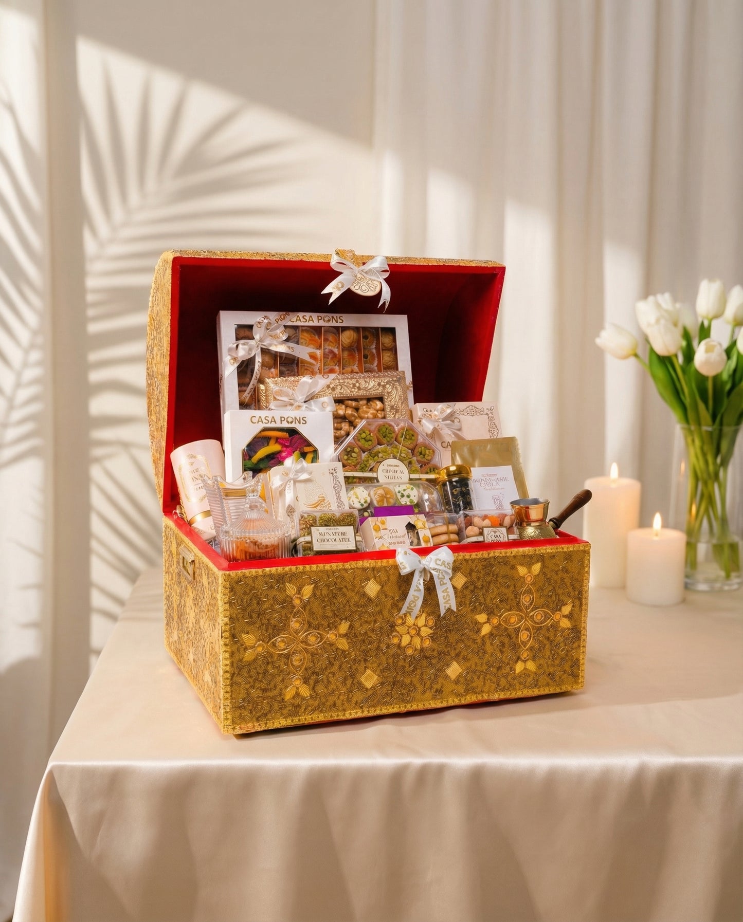 Tresor Gift Chest – Large Luxury Arabic Sweets & Premium Assorted Delicacies