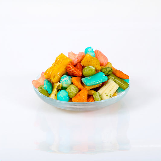 مزيج ياباني - 250 غرام من مزيج الوجبات الخفيفة المقرمشة اللذيذة