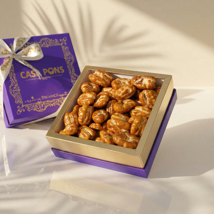 Medium Pecan Caramel Gift Box – Blue Edition