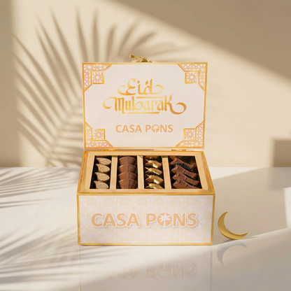 علبة شوكولاتة صغيرة للعيد 