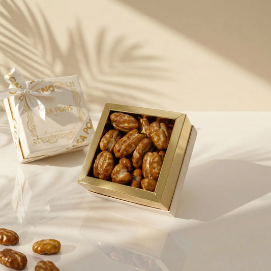 Small Pecan Caramel Gift Box – Off White Edition
