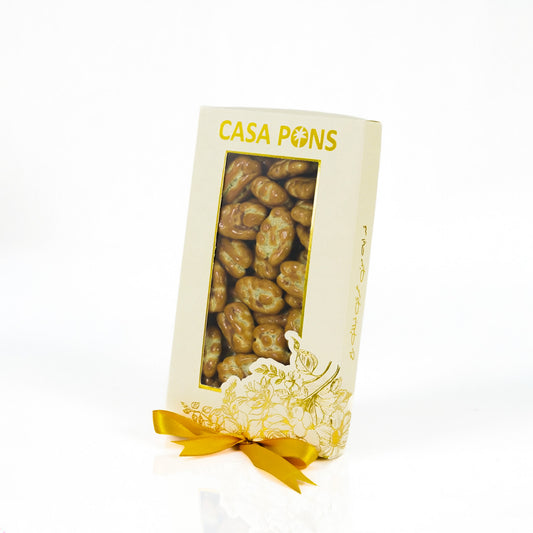 علبة صغيرة من البقان والكراميل - 200 غرام من الحلوى الفاخرة