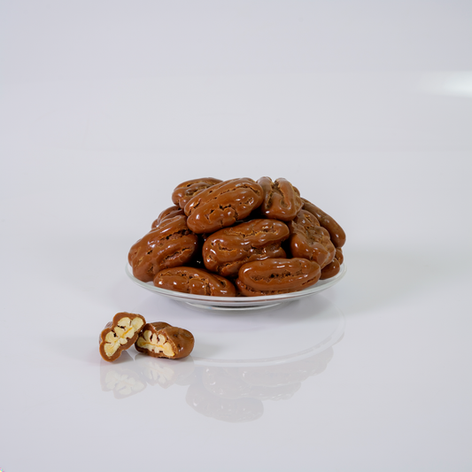 Pecans with Milk Chocolate – Premium Chocolate Coated Pecans