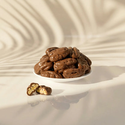 Pecans with Dark Chocolate – Premium Chocolate Coated Pecans