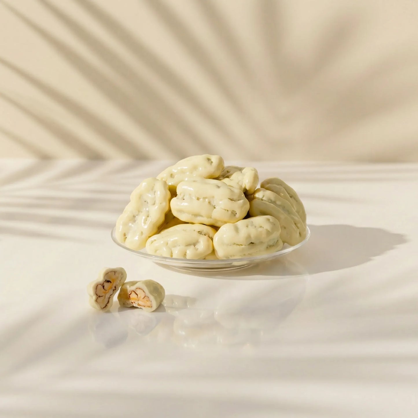 Pecans with White Chocolate – Premium Chocolate Coated Pecans