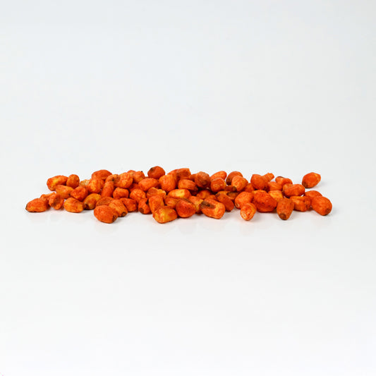 ذرة مشوية فاخرة مع الفلفل الحار - 250 غرام من الوجبات الخفيفة المقرمشة الحارة 